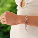 Vintage Cartier Diamond Set Charm Bracelet
