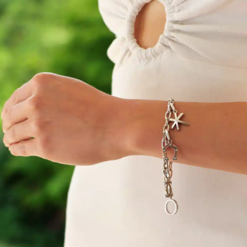 Vintage Cartier Diamond Set Charm Bracelet