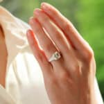 3.02ct Square Emerald Cut Diamond Ring