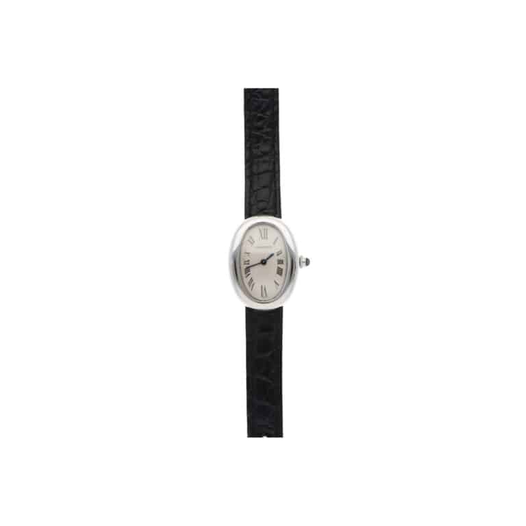 Vintage Cartier Baignoire White Gold Watch