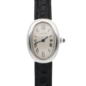 Vintage Cartier Baignoire White Gold Watch