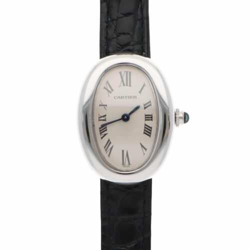 Vintage Cartier Baignoire White Gold Watch