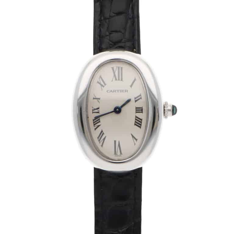 Vintage Cartier Baignoire White Gold Watch