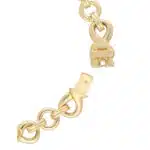Vintage Hermès Diamond Infinity Circle Necklace