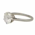 Antique Old Mine Cut Diamond Single Solitaire Ring