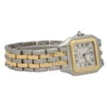 Vintage Cartier Panthere Yellow Gold and Stainless Steel Watch