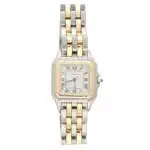 Vintage Cartier Panthere Yellow Gold and Stainless Steel Watch