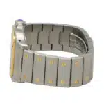 Vintage Cartier Santos Galbée Steel and Gold Watch