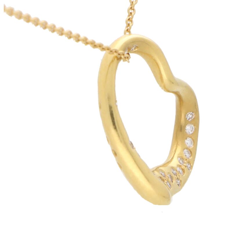 Vintage Elsa Peretti for Tiffany & Co. Diamond Heart Necklace