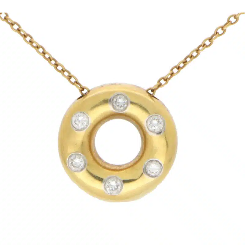 Vintage Tiffany & Co. Diamond Etoile Necklace