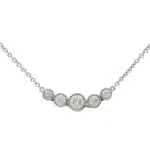 Vintage Tiffany & Co. Diamond Jazz Necklace