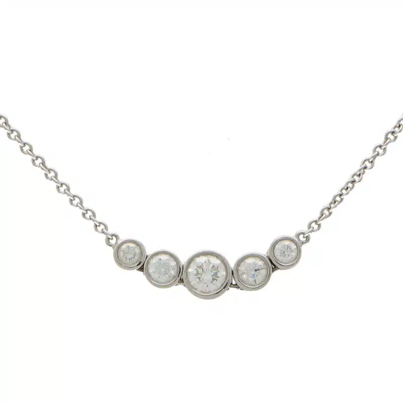 Vintage Tiffany & Co. Diamond Jazz Necklace
