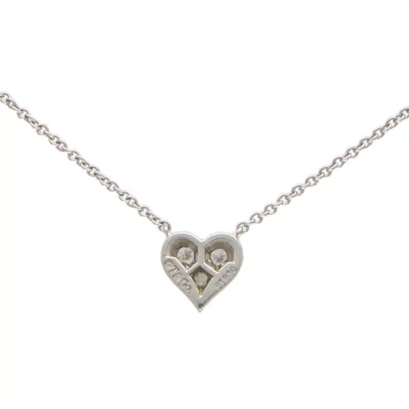 Vintage Tiffany & Co. Diamond Heart Pendant
