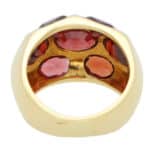 Vintage Garnet Bombe Ring