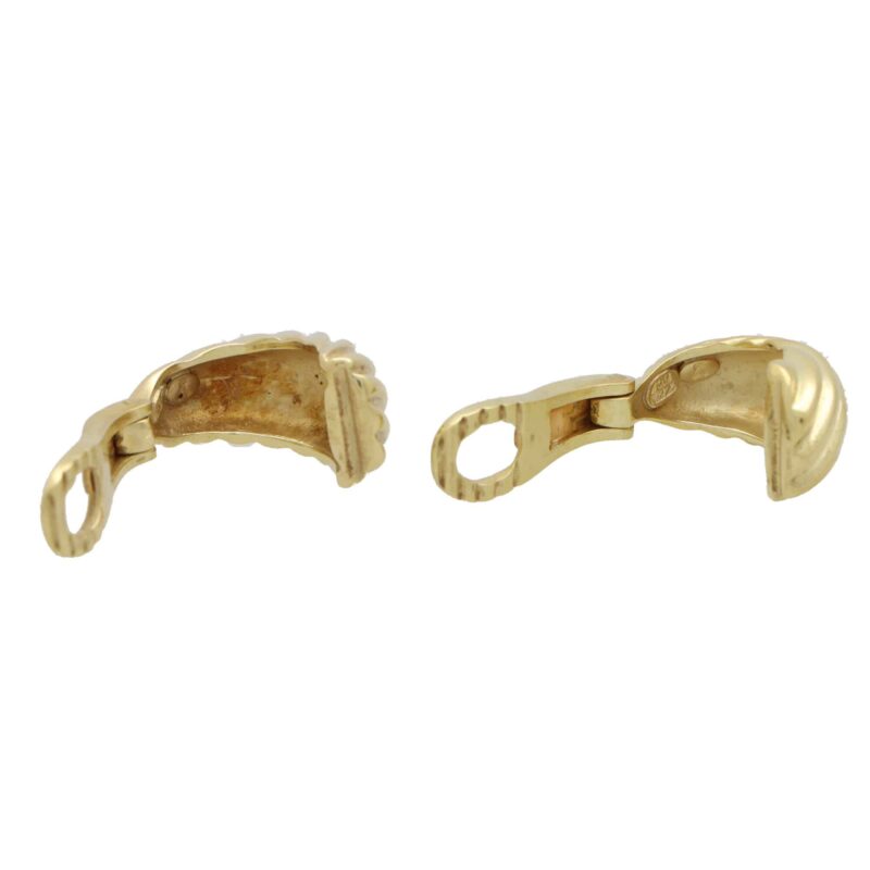 Vintage Clip-On Half Hoop Earrings