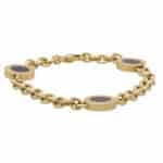 Vintage Bvlgari Onyx Disc Bracelet