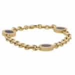 Vintage Bvlgari Onyx Disc Bracelet