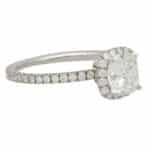 Vintage GIA Certified Harry Winston Cushion Cut Diamond Ring