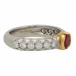 Vintage Tiffany & Co. Ruby and Diamond Ring