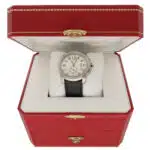 Vintage Cartier 'Calibre De Cartier' Stainless Steel Watch