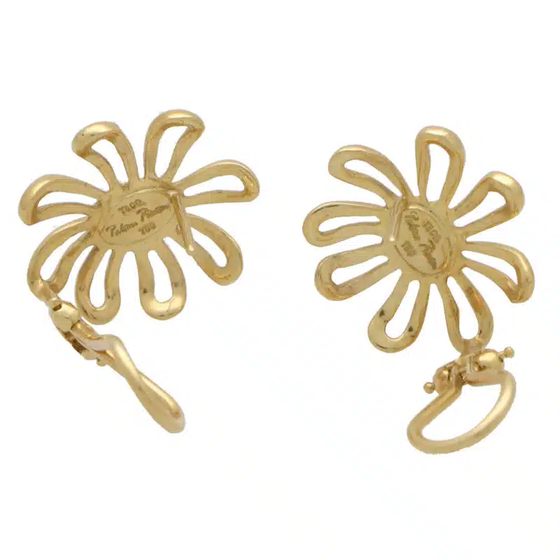 Vintage Paloma Picasso for Tiffany & Co. Daisy Flower Earrings