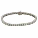 3.04 Carat Old Cut Diamond Line Tennis Bracelet