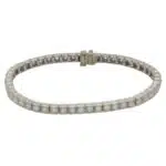3.04 Carat Old Cut Diamond Line Tennis Bracelet