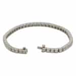 3.04 Carat Old Cut Diamond Line Tennis Bracelet