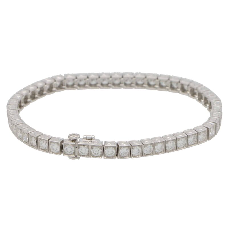 6.03 Carat Diamond Line Tennis Bracelet