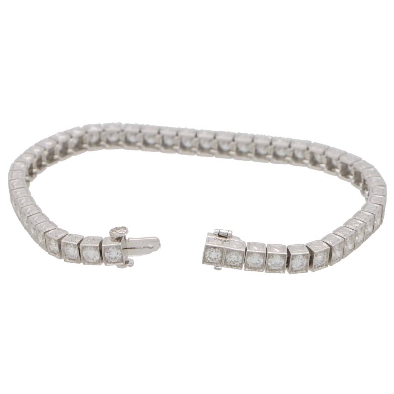 6.03 Carat Diamond Line Tennis Bracelet