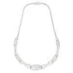 Art Deco Inspired Diamond Panel Necklace