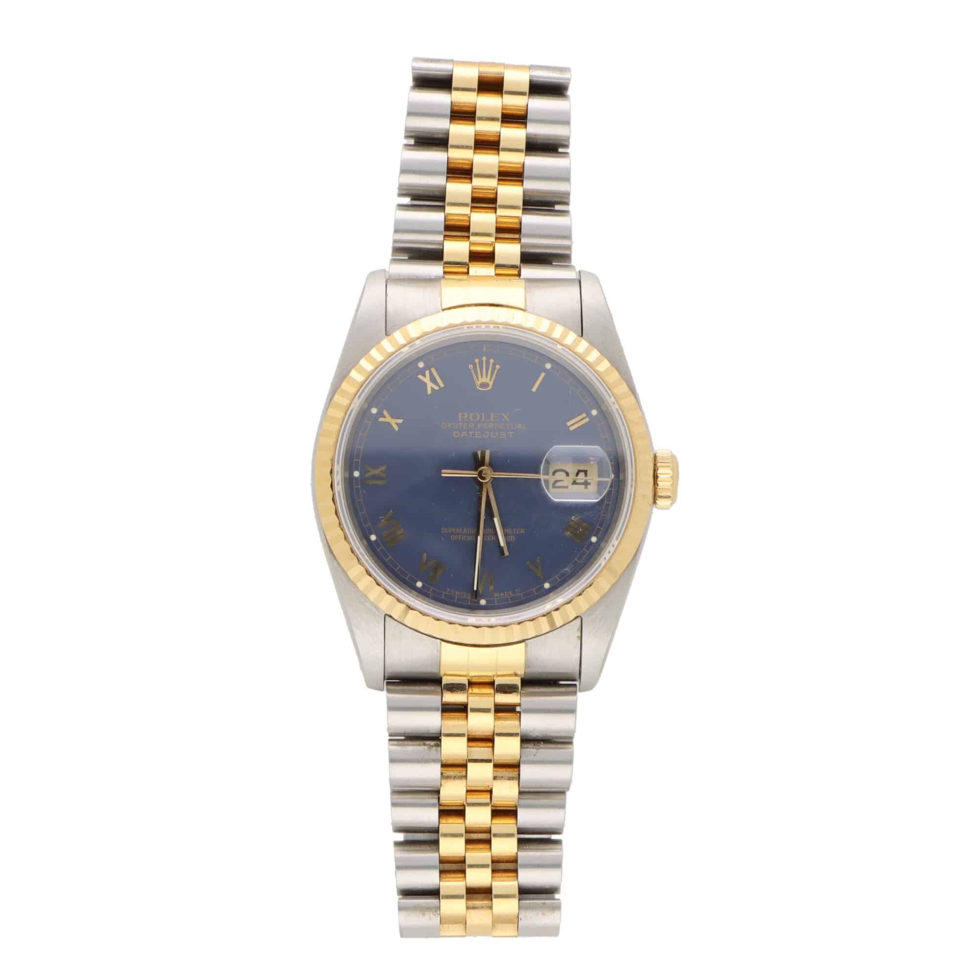 Vintage Automatic Rolex Oyster Perpetual Datejust Watch at Susannah ...