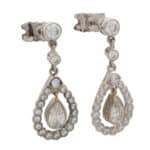 Diamond Garland Drop Earrings