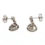 Diamond Garland Drop Earrings