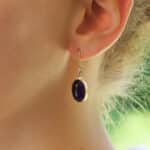 Vintage Amethyst Drop Earrings