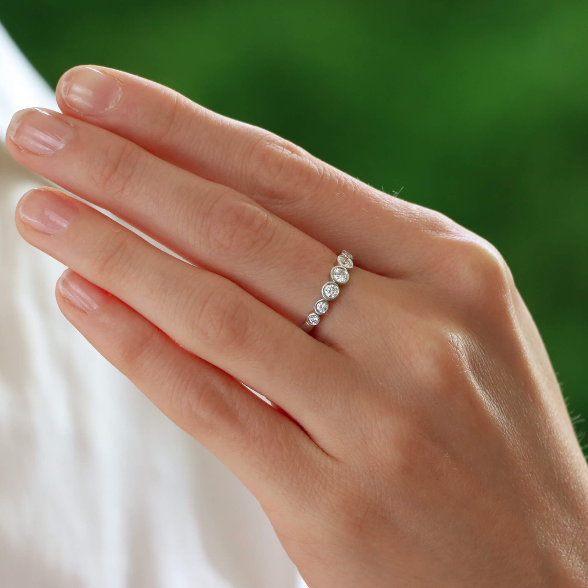 Tiffany jazz deals graduated band ring