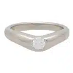 Vintage Elsa Peretti for Tiffany & Co. Solitaire Curved Band