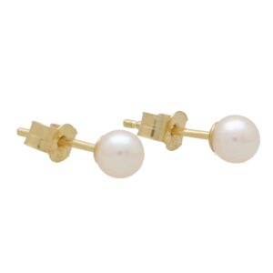 4-millimetre Pearl Stud Earrings