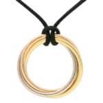 Vintage Cartier Large Trinity Pendant Necklace