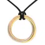 Vintage Cartier Large Trinity Pendant Necklace