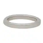 Ruby and Diamond Half Eternity Band Ring