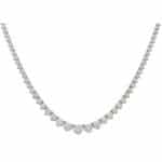 Contemporary Diamond Riviere Necklace