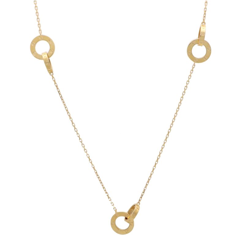 Vintage Cartier 36-inch Love Ring Necklace