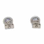 Contemporary Round Sapphire and Diamond Earrings