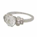 Vintage Art Deco 1.51ct Old European Cut Diamond Ring