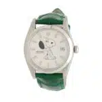 Vintage 1985 Manual Rolex Oyster Date Watch with Custom Snoopy