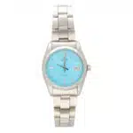 Vintage 1978 Manual Rolex OysterDate Watch with Blue Dial