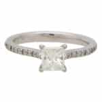 Princess Cut Diamond Solitaire Ring