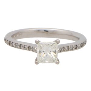 Princess Cut Diamond Solitaire Ring