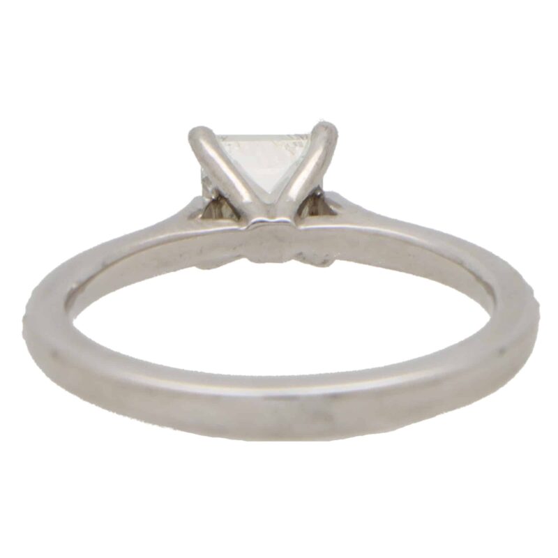 Princess Cut Diamond Solitaire Ring